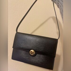 Louis Vuitton Black Arche Epi Leather Crossbody/Shoulder Bag
